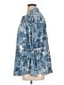 D&Co. Floral Blue Long Sleeve Button-Down Shirt Size 1X - photo 5