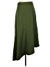 Shein Solid Green Casual Skirt Size 8 - 10 - photo 2