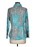 David Cline Polka Dots Teal 3/4 Sleeve Button-Down Shirt Size M - photo 2