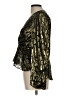 A.L.C. Gold Long Sleeve Silk Top Size 10 - photo 5