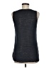 Milano 100% Polyester Black Sleeveless Top Size M - photo 2
