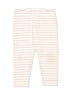 Hanna Andersson Stripes Ivory Leggings Size 3-6 mo - photo 1