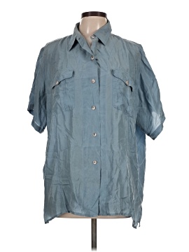 Styles To Go Short Sleeve Silk Top (view 1)