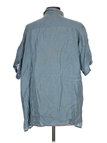 Styles To Go Short Sleeve Silk Top (view 2)