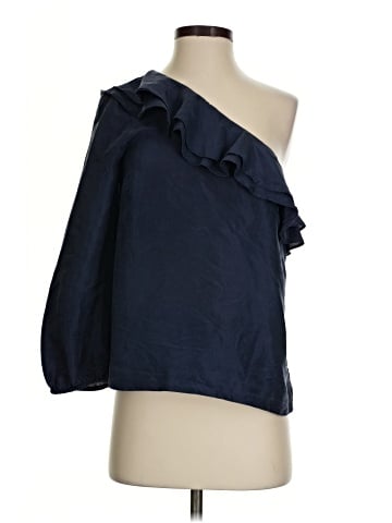 J.Crew 3/4 Sleeve Silk Top (view 1)