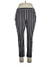 Worthington Stripes Black Casual Pants Size 12 - photo 1