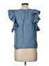 J.Crew Blue Short Sleeve Top Size 10 (petite) - photo 2