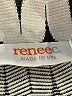 Renee C. Chevron-herringbone Ivory Formal Skirt Size S - photo 4