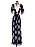 A'gaci 100% Rayon Blue Jumpsuit Size S - photo 2