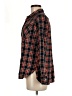 Old Navy 100% Cotton Plaid Red Long Sleeve Button-Down Shirt Size M - photo 5