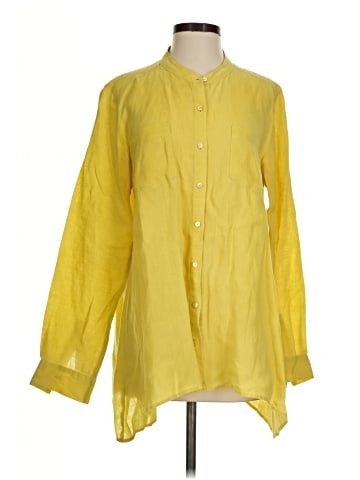 Eileen Fisher 3/4 Sleeve Button-Down Shirt (view 1)