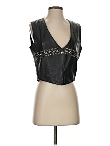 Understated Leather Vest (view 1)