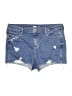 Old Navy Stars Blue Denim Shorts Size 14 - photo 1