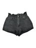 Forever 21 Black Denim Shorts Size 27 waist - photo 1