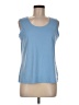 Susan Graver Blue Sleeveless Top Size M - photo 1