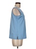 Susan Graver Blue Sleeveless Top Size M - photo 4