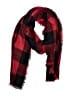 Unbranded Plaid Red Scarf One size - photo 1