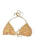 Aerie Stripes Gold Swimsuit Top Size XL - photo 1