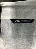 Zara Solid Ivory Long Sleeve Button-Down Shirt Size XS - photo 7