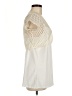 BCX 100% Polyester Ivory Short Sleeve Top Size M - photo 4