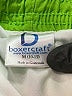 Boxercraft 100% Polyester Color Block Green Athletic Shorts Size 10 - 12 - photo 3