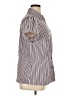 Notations Stripes Purple Short Sleeve Blouse Size 1X - photo 4