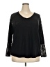 LIVI Active Black 3/4 Sleeve T-Shirt Size 22 - 24 - photo 1