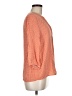 Kenar 100% Rayon Orange 3/4 Sleeve Blouse Size M - photo 4