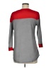 NY Collection Gray 3/4 Sleeve T-Shirt Size M - photo 2