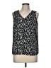 Nine West 100% Polyester Black Sleeveless Blouse Size M - photo 1