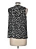 Nine West 100% Polyester Black Sleeveless Blouse Size M - photo 2