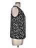 Nine West 100% Polyester Black Sleeveless Blouse Size M - photo 4