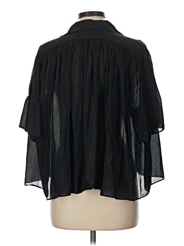 Quince 3/4 Sleeve Button-Down Shirt (view 2)
