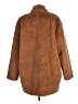 Express 100% Polyester Brown Coat Size L - photo 2