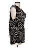 Dana Buchman 100% Polyester Black Sleeveless Blouse Size L - photo 4