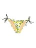 J.Crew Print Yellow Swimsuit Bottoms Size 8 - photo 1