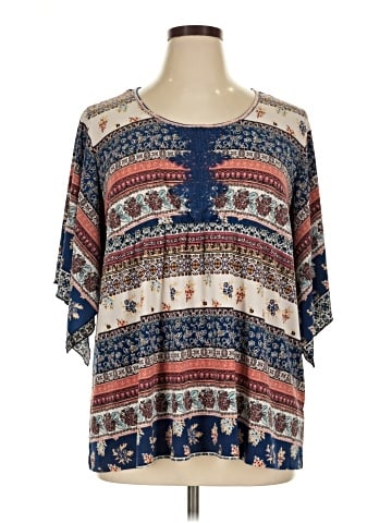 C established 1946 Short Sleeve Blouse (view 1)