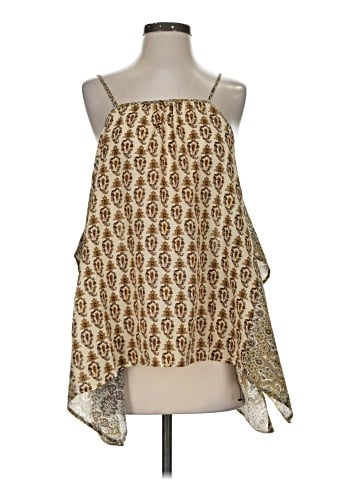 Gold Hawk Sleeveless Blouse (view 1)