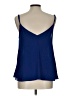 Aqua 100% Polyester Blue Sleeveless Blouse Size L - photo 2