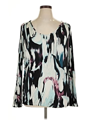 Jennifer Lopez Long Sleeve Blouse (view 1)