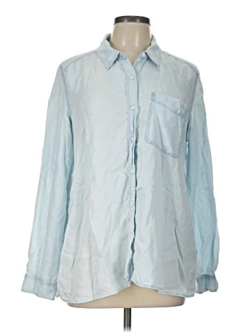 Express Long Sleeve Button-Down Shirt (view 1)