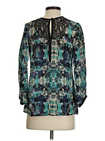 Nanette Lepore 3/4 Sleeve Silk Top (view 2)
