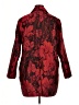 Chico's Print Red Coat Size XL (3) - photo 2