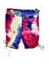 Mlle Gabrielle Tie-dye Red Board Shorts Size 2X - photo 1