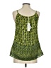 Gold Hawk Green Sleeveless Blouse Size S - photo 2
