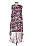 Milano Graphic Pink Sleeveless Blouse Size S - photo 2
