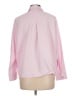 Sioni 100% Polyester Polka Dots Pink Long Sleeve Blouse Size L - photo 2