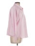 Sioni 100% Polyester Polka Dots Pink Long Sleeve Blouse Size L - photo 4