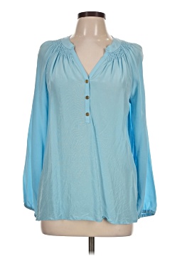 Lilly Pulitzer Long Sleeve Silk Top
