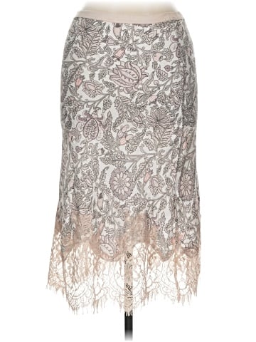 Gold Hawk Silk Skirt (view 1)
